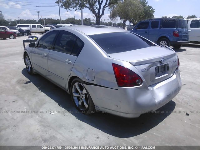 1N4BA41E45C820102 - 2005 NISSAN MAXIMA SE/SL SILVER photo 3