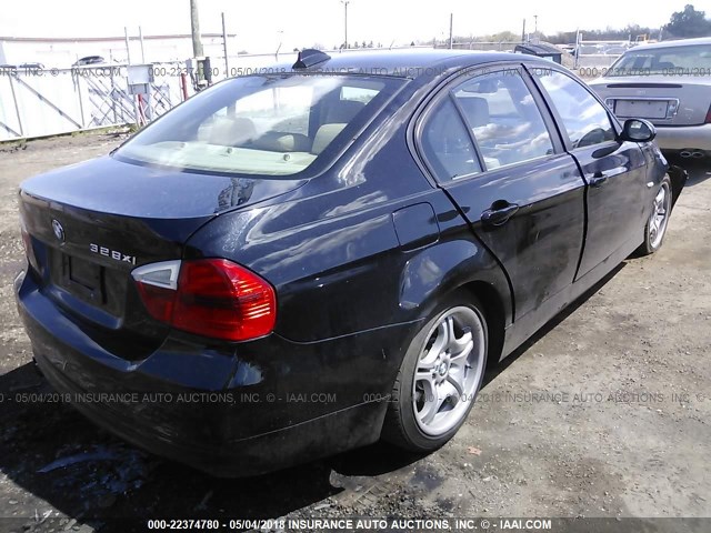 WBAVC93537K031960 - 2007 BMW 328 XI BLACK photo 4