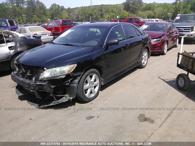 4T1BE46K57U697738 - 2007 TOYOTA CAMRY NEW GENERAT CE/LE/XLE/SE BLACK photo 2