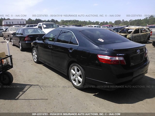 4T1BE46K57U697738 - 2007 TOYOTA CAMRY NEW GENERAT CE/LE/XLE/SE BLACK photo 3