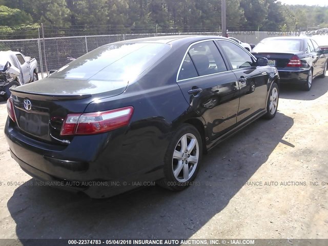 4T1BE46K57U697738 - 2007 TOYOTA CAMRY NEW GENERAT CE/LE/XLE/SE BLACK photo 4