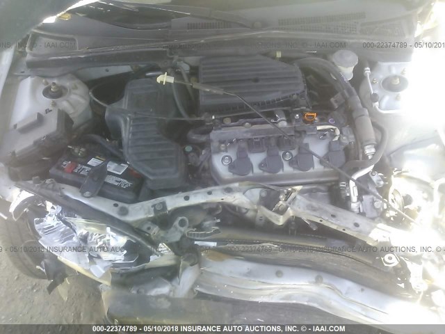 1HGEM22125L051227 - 2005 HONDA CIVIC DX VP Gümüş foto 10