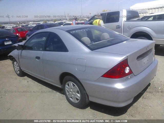 1HGEM22125L051227 - 2005 HONDA CIVIC DX VP Gümüş foto 3