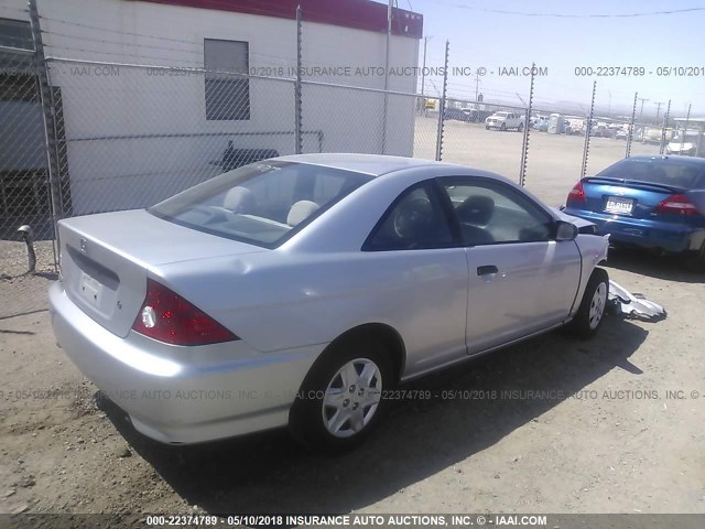 1HGEM22125L051227 - 2005 HONDA CIVIC DX VP Gümüş foto 4