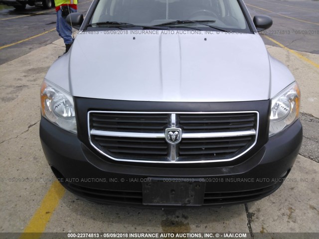 1B3HB78K48D725537 - 2008 DODGE CALIBER R/T SILVER photo 6