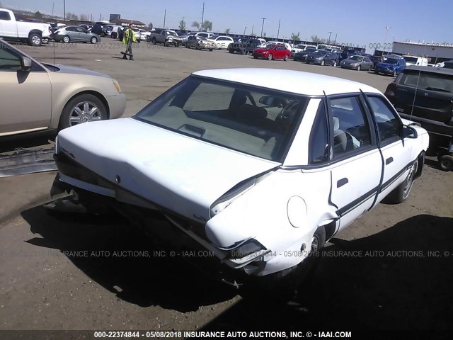 2FAPP36X6LB156942 - 1990 FORD TEMPO GL WHITE photo 4