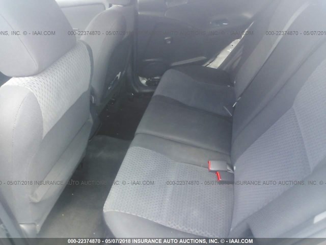 2T1LR32E65C338920 - 2005 TOYOTA COROLLA MATRIX XR SILVER photo 8