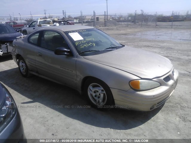 1G2NF12T11M647345 - 2001 PONTIAC GRAND AM SE1 GOLD photo 1