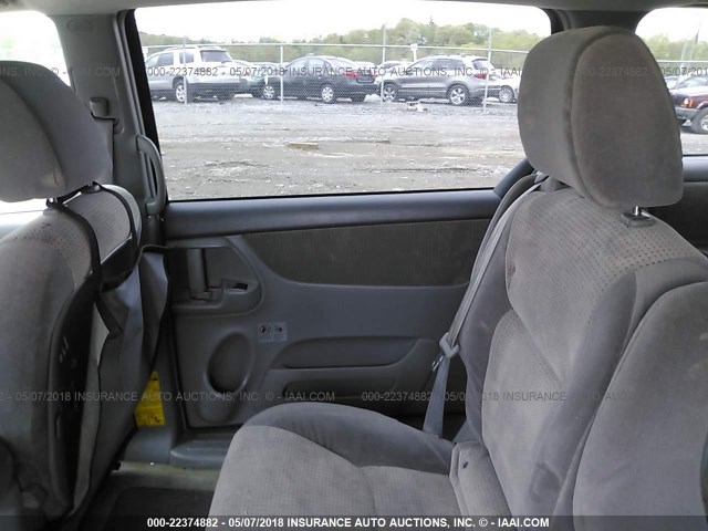 5TDKK4CC6AS319742 - 2010 TOYOTA SIENNA CE/LE SILVER photo 8