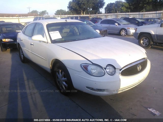 2G4WC562451248654 - 2005 BUICK LACROSSE CX WHITE photo 1