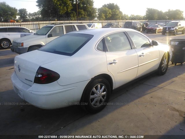 2G4WC562451248654 - 2005 BUICK LACROSSE CX WHITE photo 4