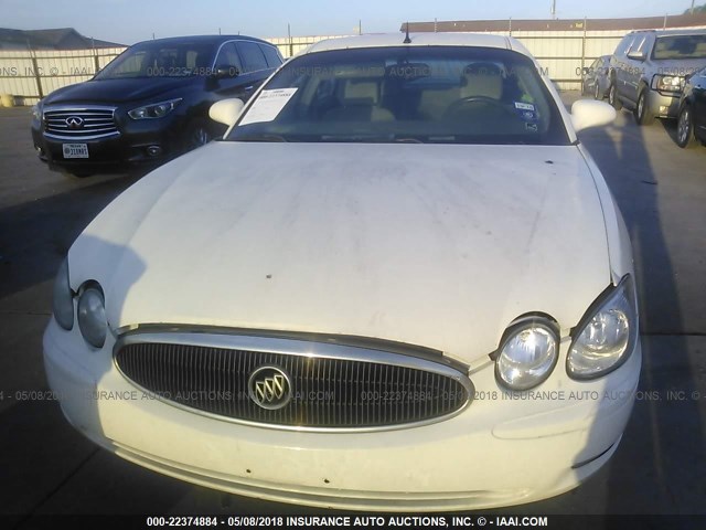 2G4WC562451248654 - 2005 BUICK LACROSSE CX WHITE photo 6