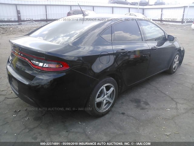 1C3CDFAA5DD175617 - 2013 DODGE DART SE/AERO BLACK photo 4