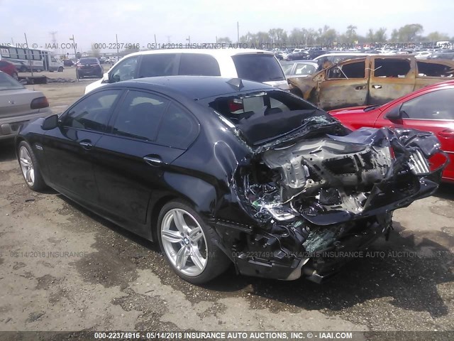 WBAKP9C52GD980878 - 2016 BMW 550 XI BLACK photo 3