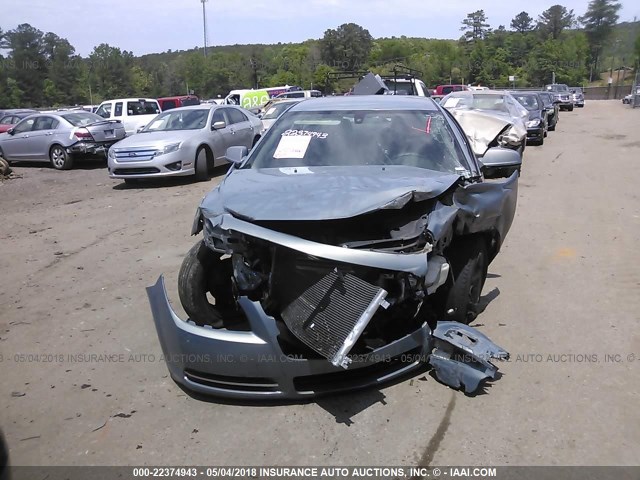 1G1ZH57B694243119 - 2009 CHEVROLET MALIBU 1LT 浅蓝色 照片 6