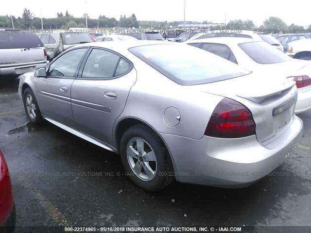 2G2WP552X61263532 - 2006 PONTIAC GRAND PRIX SILVER photo 3