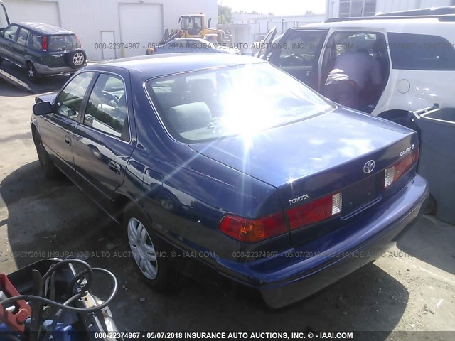 4T1BG22K6YU704265 - 2000 TOYOTA CAMRY CE/LE/XLE 蓝色 照片 3