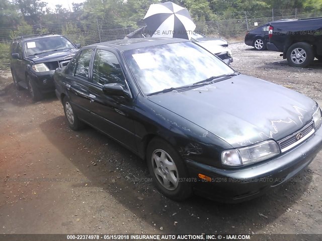 JNKCP01D1TT531252 - 1996 INFINITI G20 GREEN photo 1