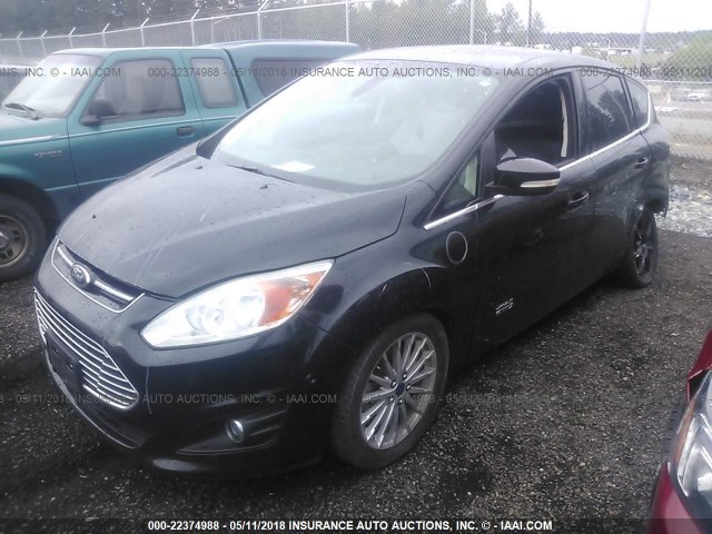 1FADP5CUXDL522735 - 2013 FORD C-MAX PREMIUM BLACK photo 2