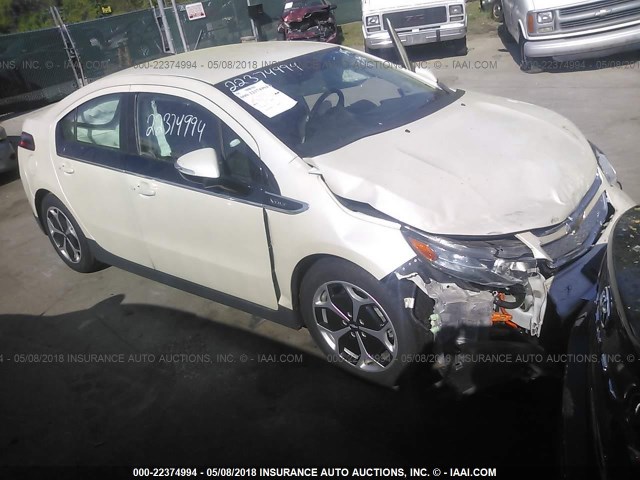 1G1RD6E46DU104297 - 2013 CHEVROLET VOLT SILVER photo 1