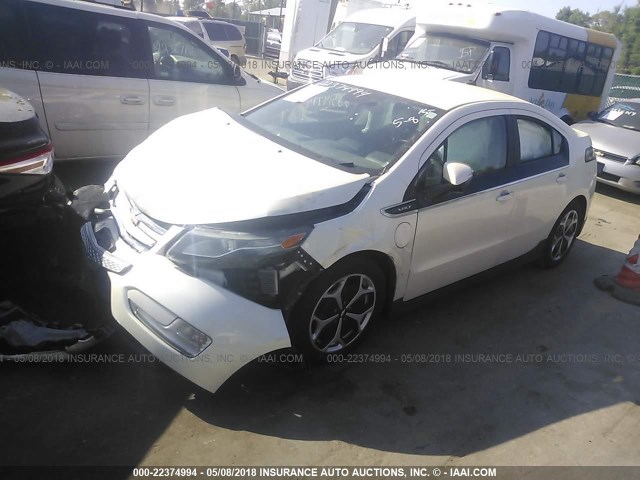 1G1RD6E46DU104297 - 2013 CHEVROLET VOLT SILVER photo 2