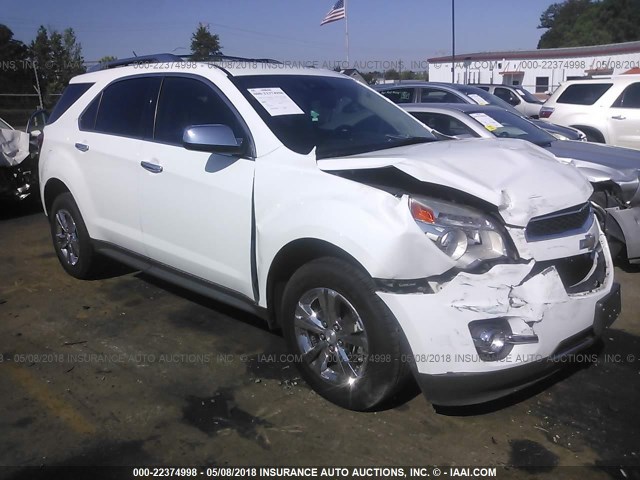 2GNFLGEK3D6262068 - 2013 CHEVROLET EQUINOX LTZ WHITE photo 1