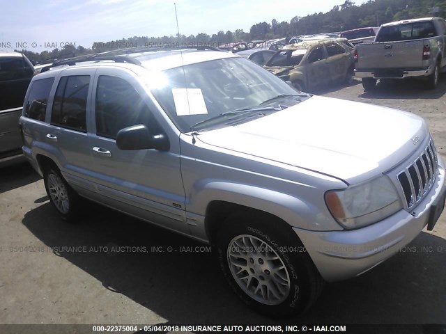 1J8GW58N13C614917 - 2003 JEEP GRAND CHEROKEE LIMITED SILVER photo 1