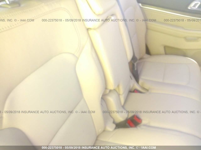 1FM5K8F86HGB04986 - 2017 FORD EXPLORER LIMITED 橙色 照片 8