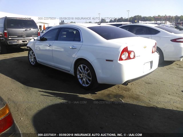 1G1ZK57B794185734 - 2009 CHEVROLET MALIBU LTZ 白色 照片 3