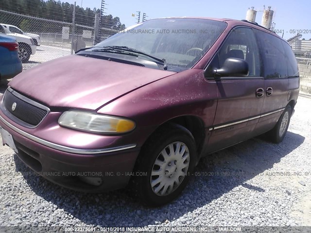 1C4GP55L2VB375572 - 1997 CHRYSLER TOWN & COUNTRY SX MAROON photo 2