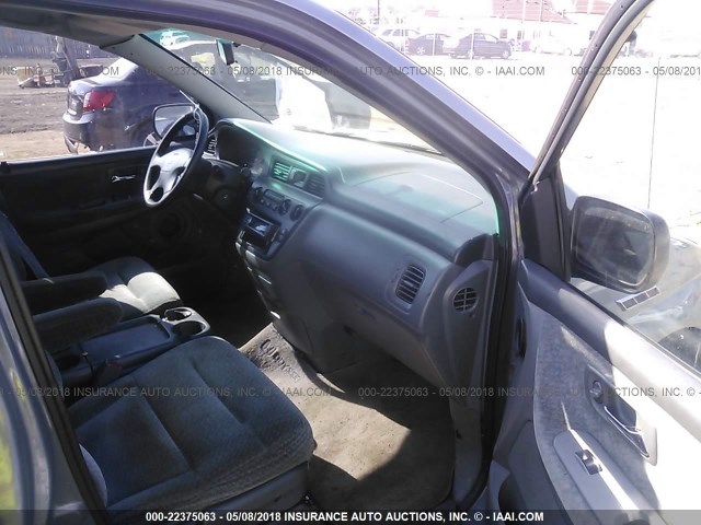 2HKRL18591H007098 - 2001 HONDA ODYSSEY LX GRAY photo 5