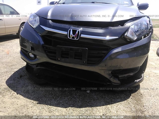 3CZRU5G52GM717558 - 2016 HONDA HR-V EX GRAY photo 6