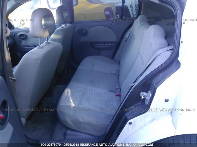 1G8AJ55F77Z117294 - 2007 SATURN ION LEVEL 2 WHITE photo 8