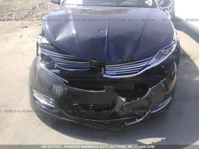 3LN6L2J98ER819187 - 2014 LINCOLN MKZ BLACK photo 6