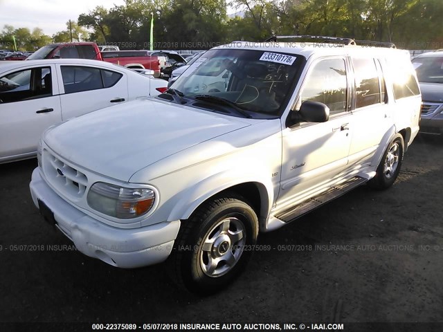 1FMDU85P6YZA79526 - 2000 FORD EXPLORER LIMITED 白色 照片 2