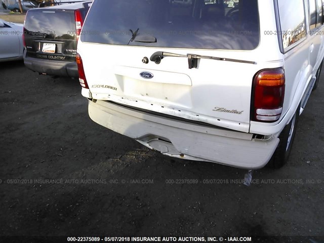 1FMDU85P6YZA79526 - 2000 FORD EXPLORER LIMITED 白色 照片 6