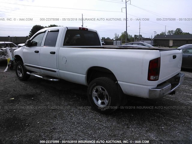 3D7KU28C93G801703 - 2003 DODGE RAM 2500 ST/SLT 白色 照片 3