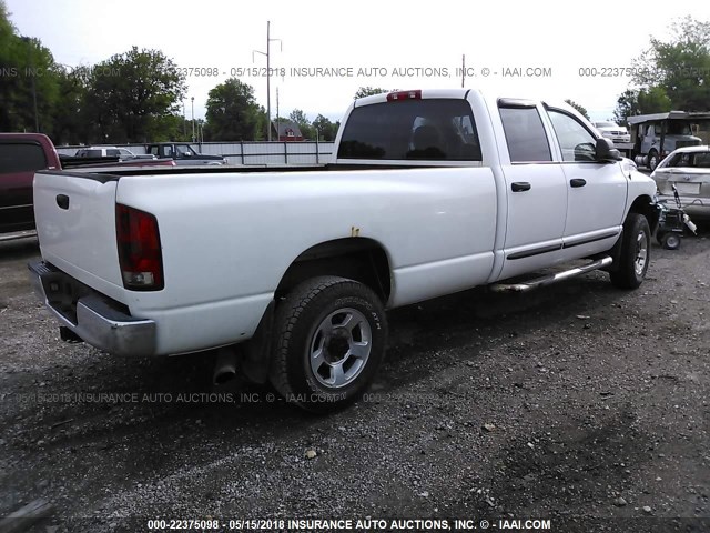 3D7KU28C93G801703 - 2003 DODGE RAM 2500 ST/SLT WHITE photo 4