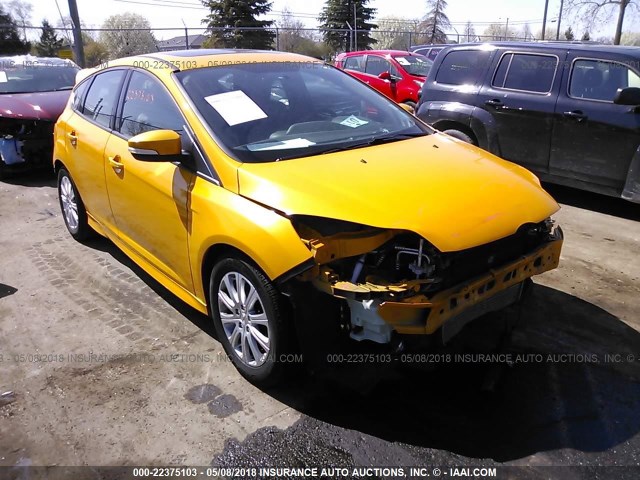 1FADP3L95DL276306 - 2013 FORD FOCUS ST YELLOW photo 1