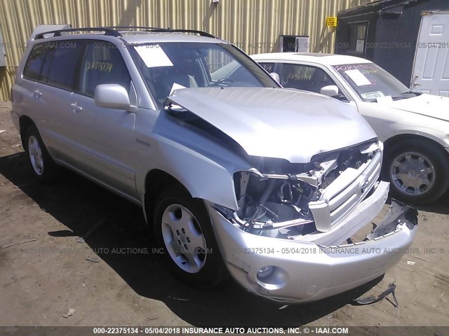 JTEEP21A560147861 - 2006 TOYOTA HIGHLANDER LIMITED SILVER photo 1