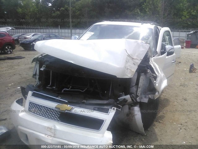 3GNMCGE07DG163098 - 2013 CHEVROLET AVALANCHE LTZ WHITE photo 6