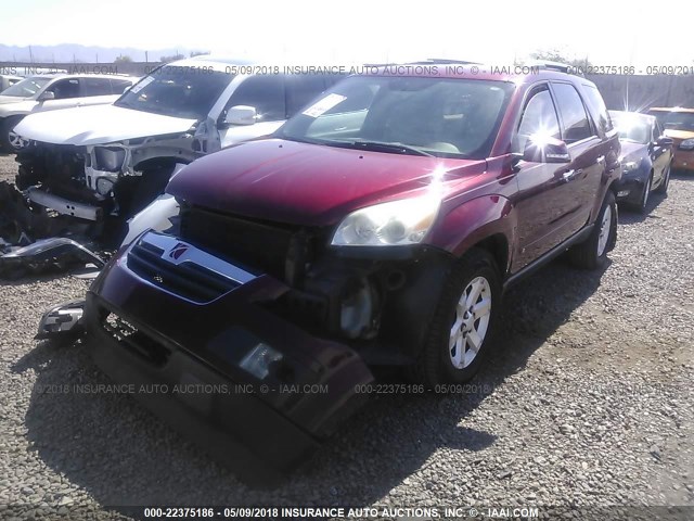 5GZER23728J243460 - 2008 SATURN OUTLOOK XR RED photo 2