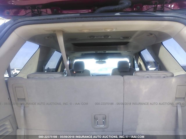 5GZER23728J243460 - 2008 SATURN OUTLOOK XR წითელი ფოტო 8