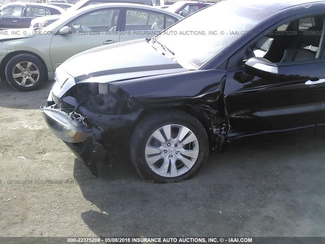 5J8TB1H23BA000415 - 2011 ACURA RDX BLACK photo 6