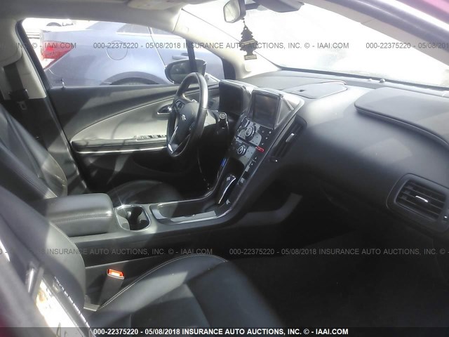 1G1RB6E47DU116254 - 2013 CHEVROLET VOLT RED photo 5