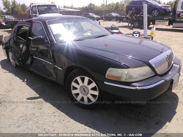1LNHM81W63Y629918 - 2003 LINCOLN TOWN CAR EXECUTIVE BLACK photo 1