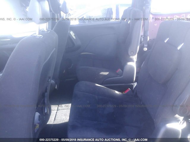 2C4RDGBG3FR668517 - 2015 DODGE GRAND CARAVAN SE RED photo 8