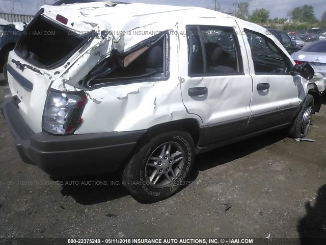 1J4GW48S64C366182 - 2004 JEEP GRAND CHEROKEE LAREDO/COLUMBIA/FREEDOM 白色 照片 4