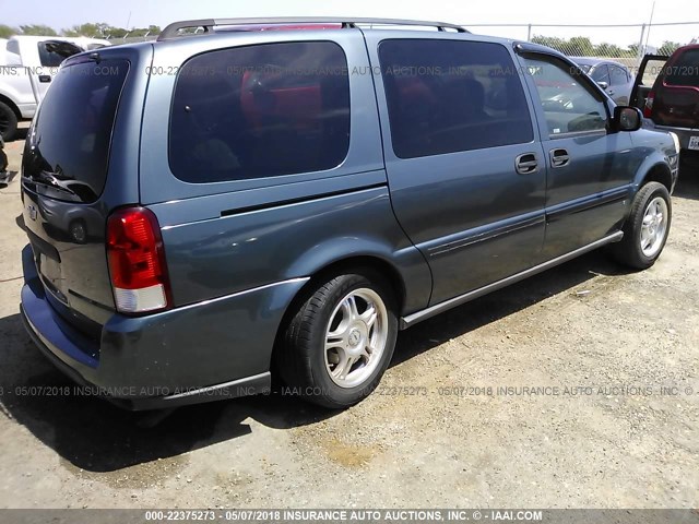 1GNDV23L36D239488 - 2006 CHEVROLET UPLANDER LS TEAL photo 4