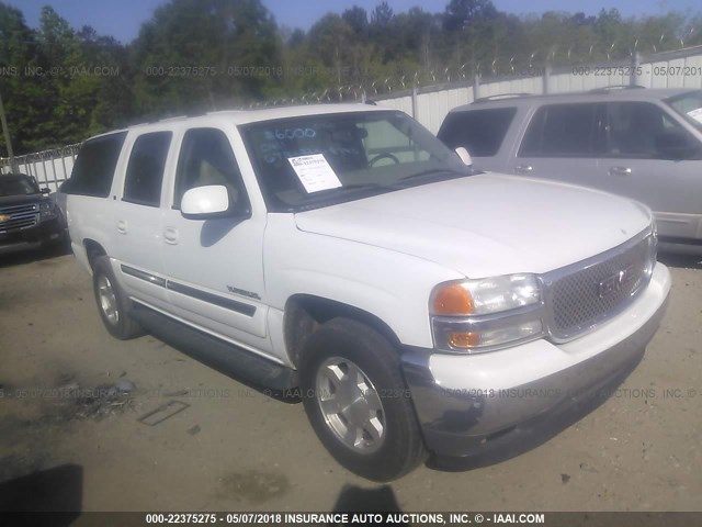 1GKEC16Z65J219561 - 2005 GMC YUKON XL C1500 WHITE photo 1